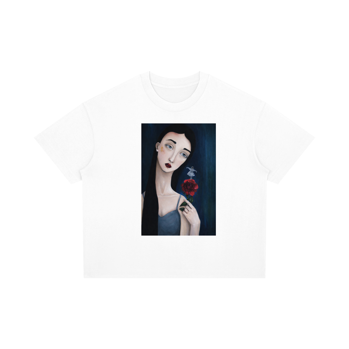 RAHA  Boxy Drop Shoulder T-Shirt