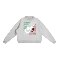 Essential Fleece Mock-Neck Crew Sweatshirt