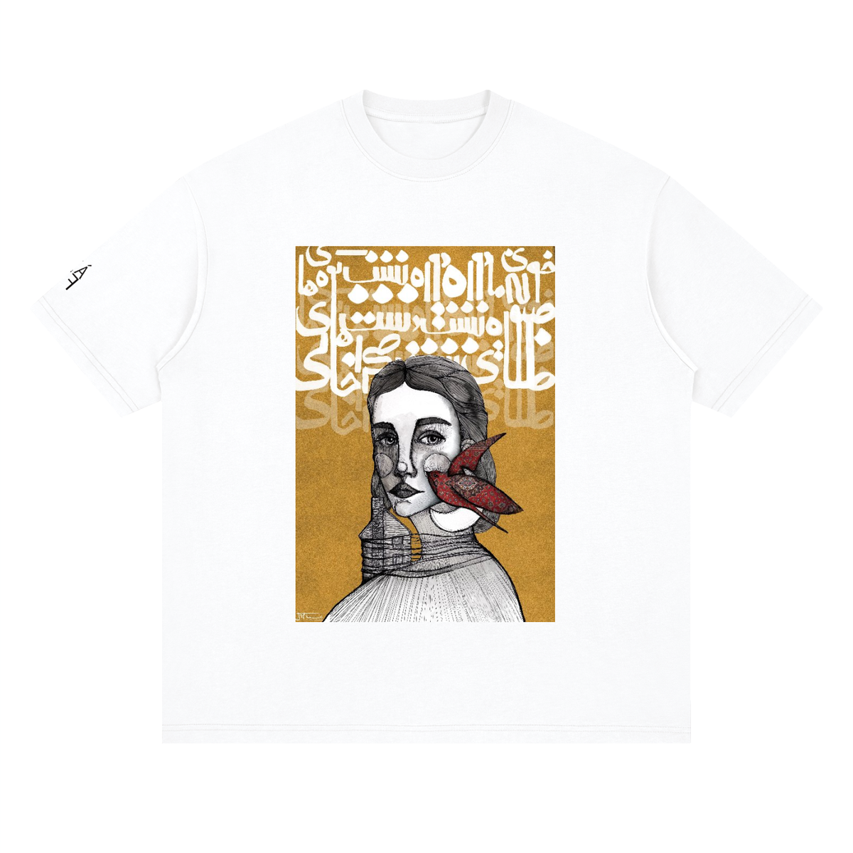 HOME  Loose Drop Shoulder T-Shirt
