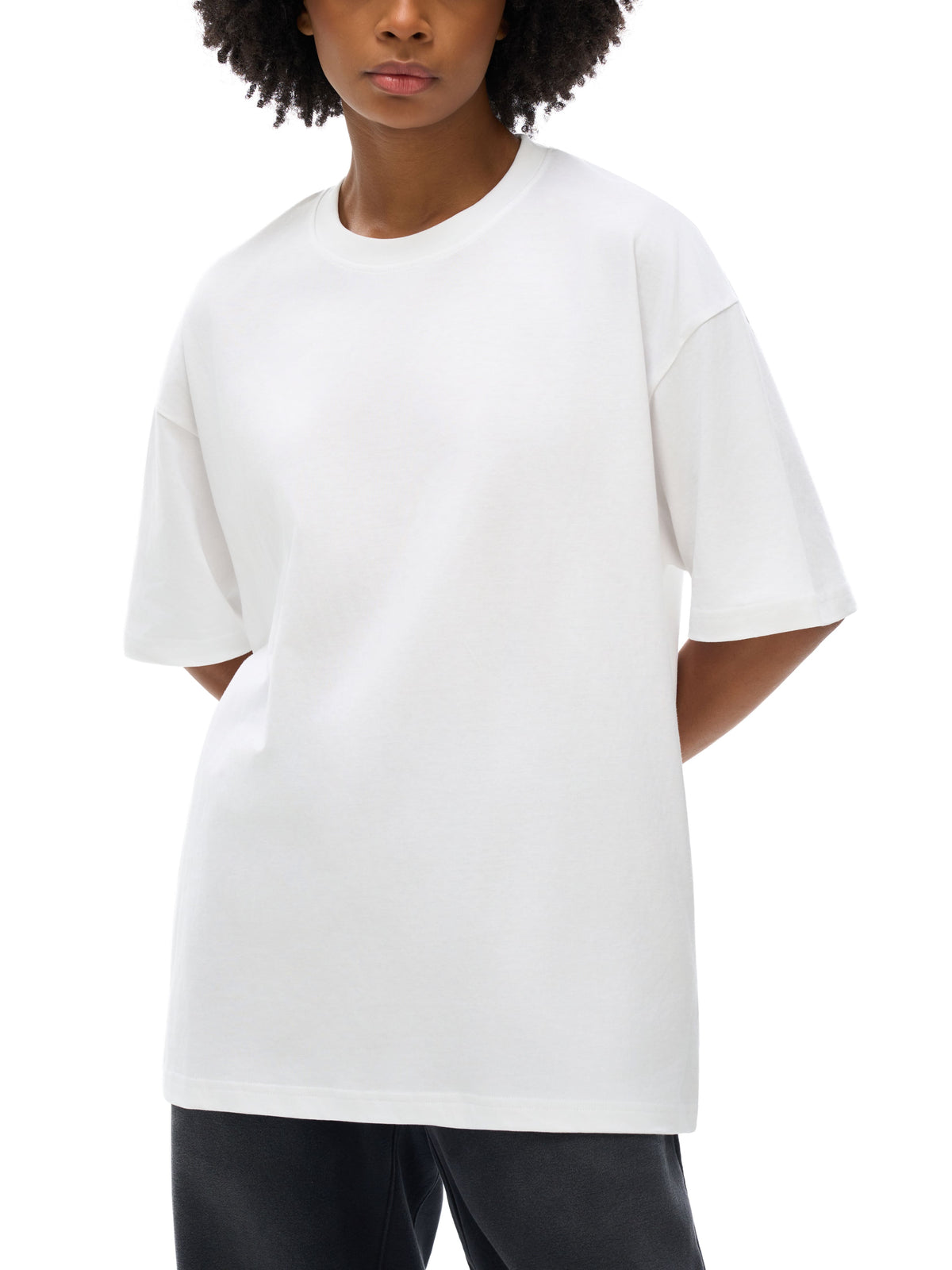 NOOR  Loose Drop Shoulder T-Shirt